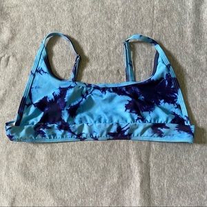 SHEIN Tie Dye Bikini Top
